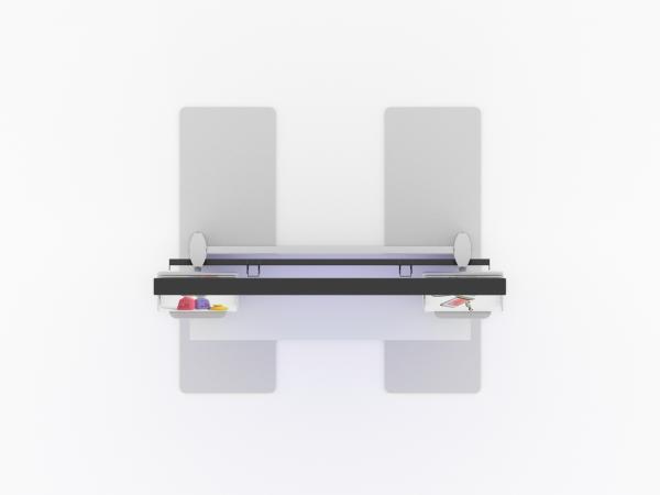 MOD-1662 Monitor Stand for Trade Shows and Events -- Plan View