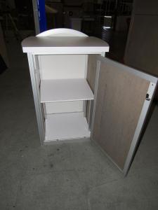 Modified MOD-1297 Portable Counter with Additional Shelf and Locking Storage